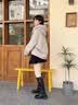 ZHR长筒靴子女冬不过膝厚底骑士靴复古西部旅游瘦瘦女靴BL323黑色37 实拍图