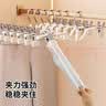 四万公里裤架无痕防滑夹子裤夹裤子衣架裤子专用家用jk马面裙夹晾晒挂衣可伸缩调节金属内衣夹内衣内裤神器短颈10个 实拍图
