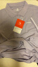 骆驼（CAMEL）速干透气运动短袖T恤女简约POLO衫 C23BA9L6014A 粉紫/无际白 L 实拍图