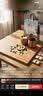 妙记围棋中国象棋五子棋三合一套装天然楠竹双面棋盘色泽光洁儿童节 实拍图