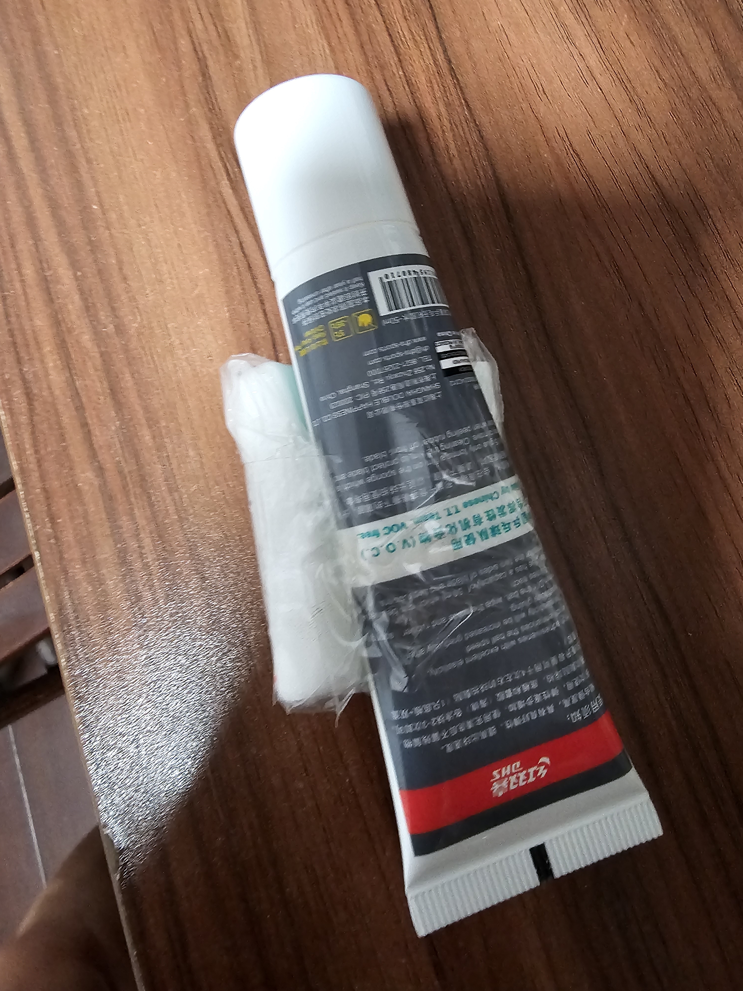 红双喜DHS 无机胶水乒乓球拍胶皮打底用水溶性粘合剂 50ML 实拍图