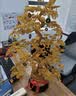 赟娅金色摇钱树发财树招财摆件电视酒柜轻奢高档装饰乔迁新居开业礼物 金色发财树【带旋转底座】53cm 实拍图