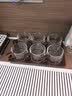 TEAHUE玻璃茶杯套装家用待客办公室加厚耐高温水杯泡茶杯客人杯6只 实拍图