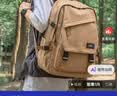 JEEP运动户外双肩包男大容量帆布复古背包通勤电脑包旅行爬山徒步书包 实拍图