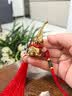 缤越黄铜葫芦挂件开口葫芦带朱砂铜葫芦摆件客厅办公室装饰约6.6cm高 实拍图