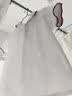 罗蒙男童短袖polo衫校园服饰秋夏T恤女童班服 条纹白色短袖POLO衫130 实拍图