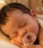 佳尔优优安抚奶嘴1-3-6个月以上防胀气防龅牙新生婴儿全硅胶超轻哄睡2只装 实拍图
