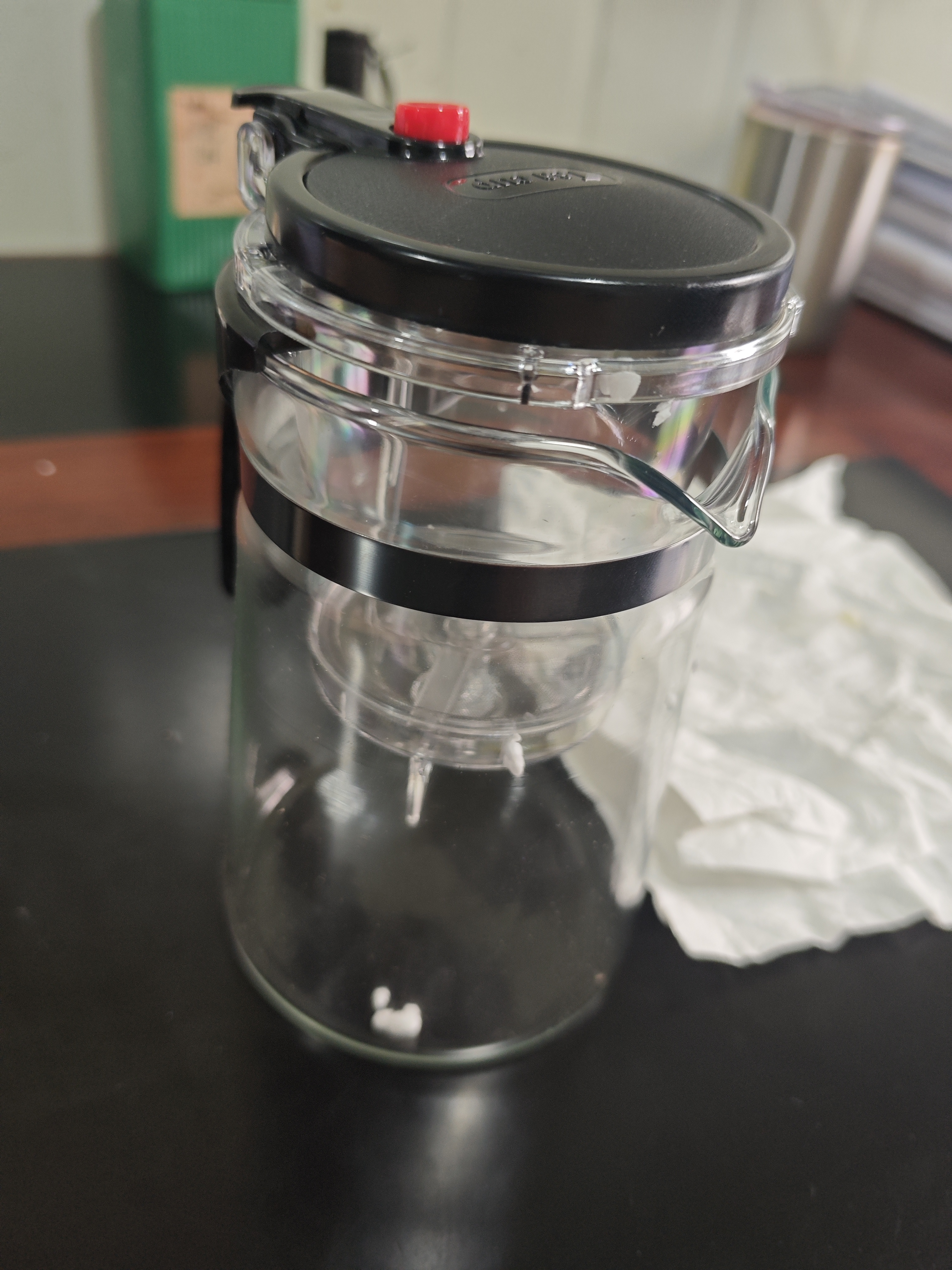 飘逸壶泡茶壶耐热高温玻璃沏茶过滤内胆冲茶器家用茶具套装 飘逸杯500mL1个 实拍图