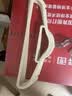 京东京造 橡胶漆衣架多功能收纳无痕防滑干湿两用肤感衣服架子 8个 奶油白 实拍图