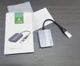 毕亚兹USB/Type-C转HDMI一拖二转换器 MST多屏三屏异显分屏高清外置显卡拓扩展坞笔记本适用苹果华为联想 实拍图