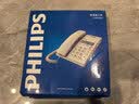 飞利浦(PHILIPS）电话机座机 固定电话 办公家用 免提通话 免电池 来电显示 CORD040蓝色  实拍图