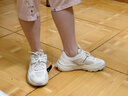 斐乐女鞋老爹鞋火星鞋潮流复古轻便厚底运动鞋女 微白/雨雾灰-WA 38 实拍图