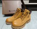 骆驼（CAMEL）王俊凯同款铠甲马丁靴高帮户外工装大黄靴男 GE122W7757T 金黄 42 实拍图