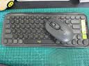 罗技（Logitech）POP ICON KEYS无线蓝牙键盘 AI轻音薄膜电脑办公键盘鼠标套装mac ipad键鼠套装泡泡键盘自定义85键 POP ICON COMBO 黑色 实拍图