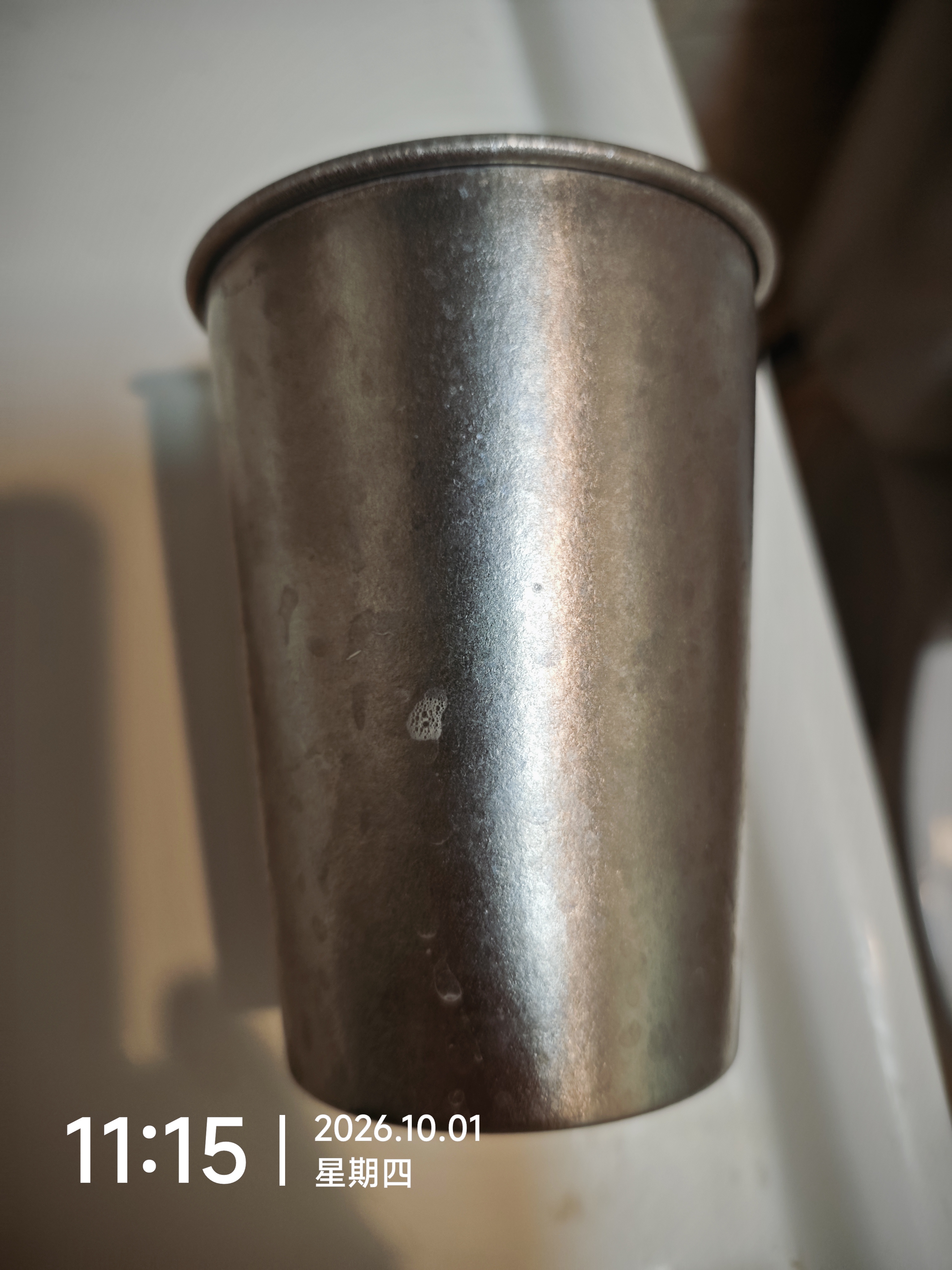 纯钛杯漱口杯家庭洗漱牙刷杯高档家用防菌防霉露营啤酒情侣杯子 【双人装2个】-钛本色 纯钛抑菌防霉 实拍图