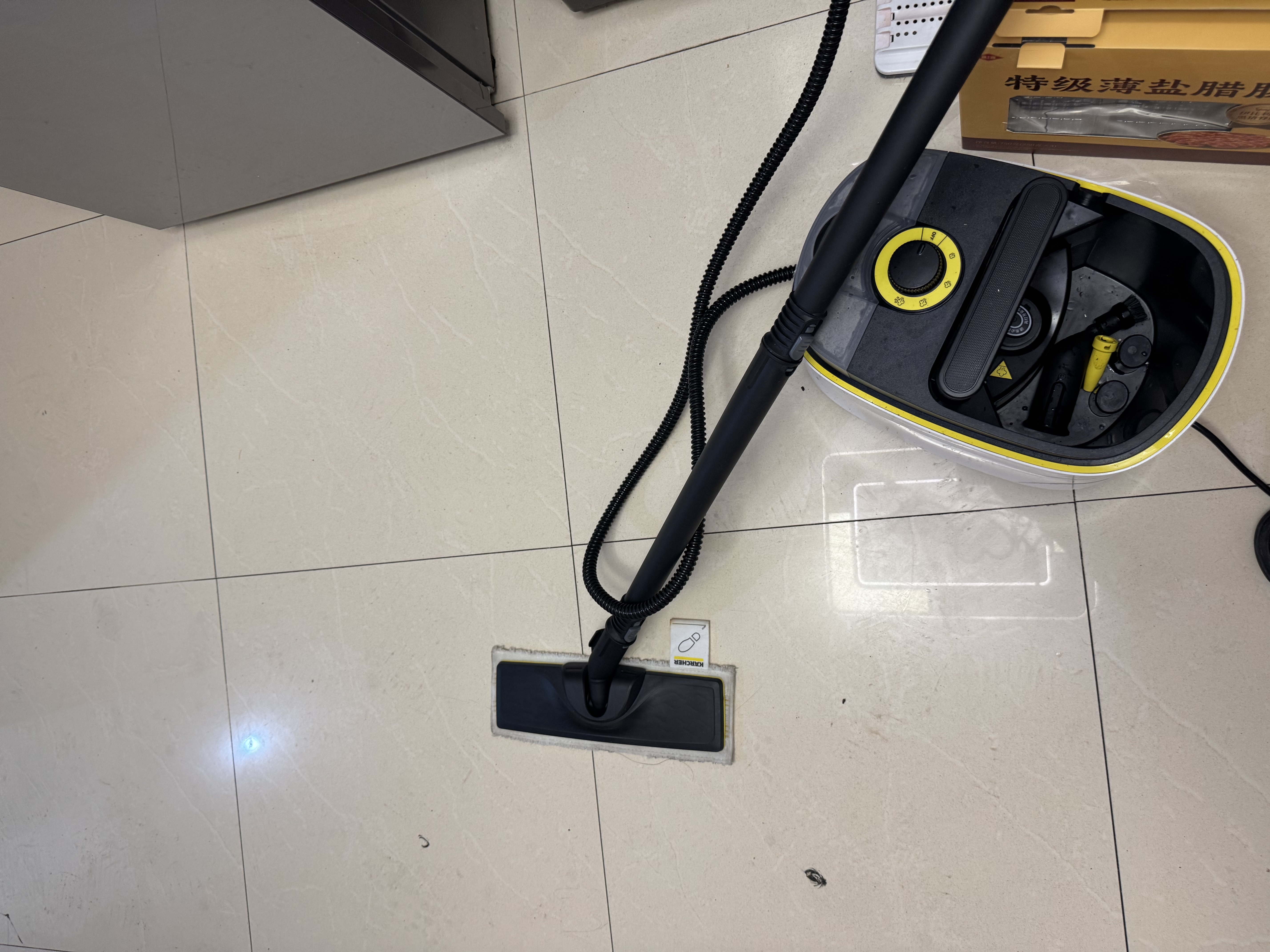 KARCHER德国卡赫蒸汽拖把拖地家用高温蒸汽清洁机厨房油烟机空调全屋清洁洗地一体机温度显示杀菌除螨SC5D 实拍图