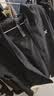 特步防泼水外套秋季新款男夹克上衣跑步服户外骑行服双层风衣运动服 【晴雨两穿 干爽不湿冷】正黑色-0130常规 XL 实拍图