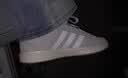 adidas 面包鞋 GRAND COURT BASE 00s休闲板鞋平底鞋男女阿迪达斯 浅灰/白色/树脂黄   41 实拍图