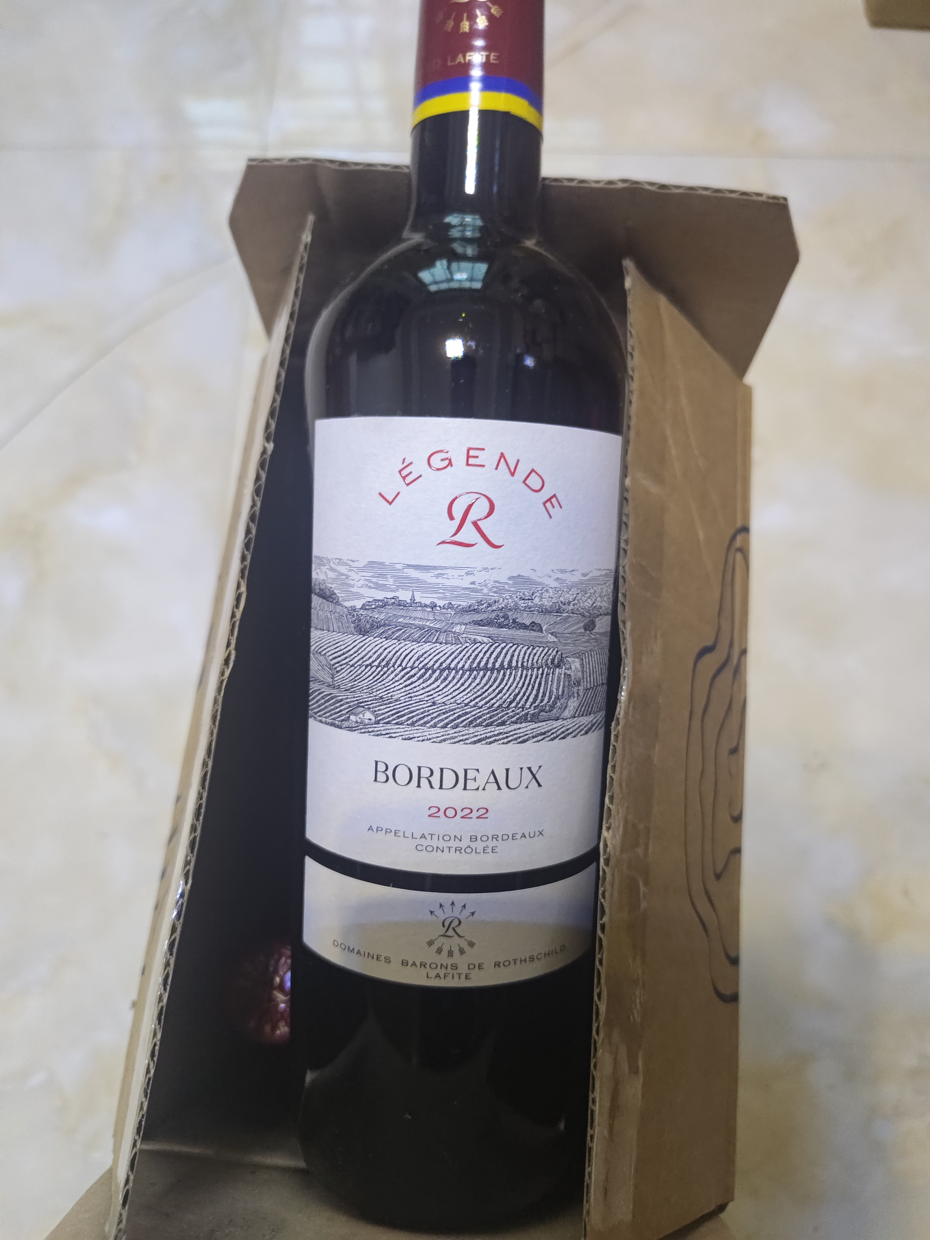 拉菲（LAFITE）拉菲传奇干红葡萄酒750ml*6 红酒整箱装 法国原瓶进口 中秋礼品 实拍图