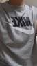 耐克(NIKE)男短袖T恤 纯棉 运动休闲 经典简约AR5005-063调暗灰XL 实拍图
