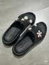 CROCS卡骆驰贝雅卡骆班凉拖男鞋女鞋户外拖鞋沙滩鞋|205392 白/深蓝-126 37 /38(230mm) 实拍图