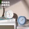 得力简约蜂鸣式渐响闹钟时钟 低噪音学生闹钟柔和灯光 家庭办公闹钟 白色LE300-WH开学季礼物 实拍图