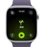 Apple/苹果/苹果 Watch S11 智能手表GPS款46毫米银色铝金属表壳雾紫色运动型表带S/M MEVW4CH/B 实拍图