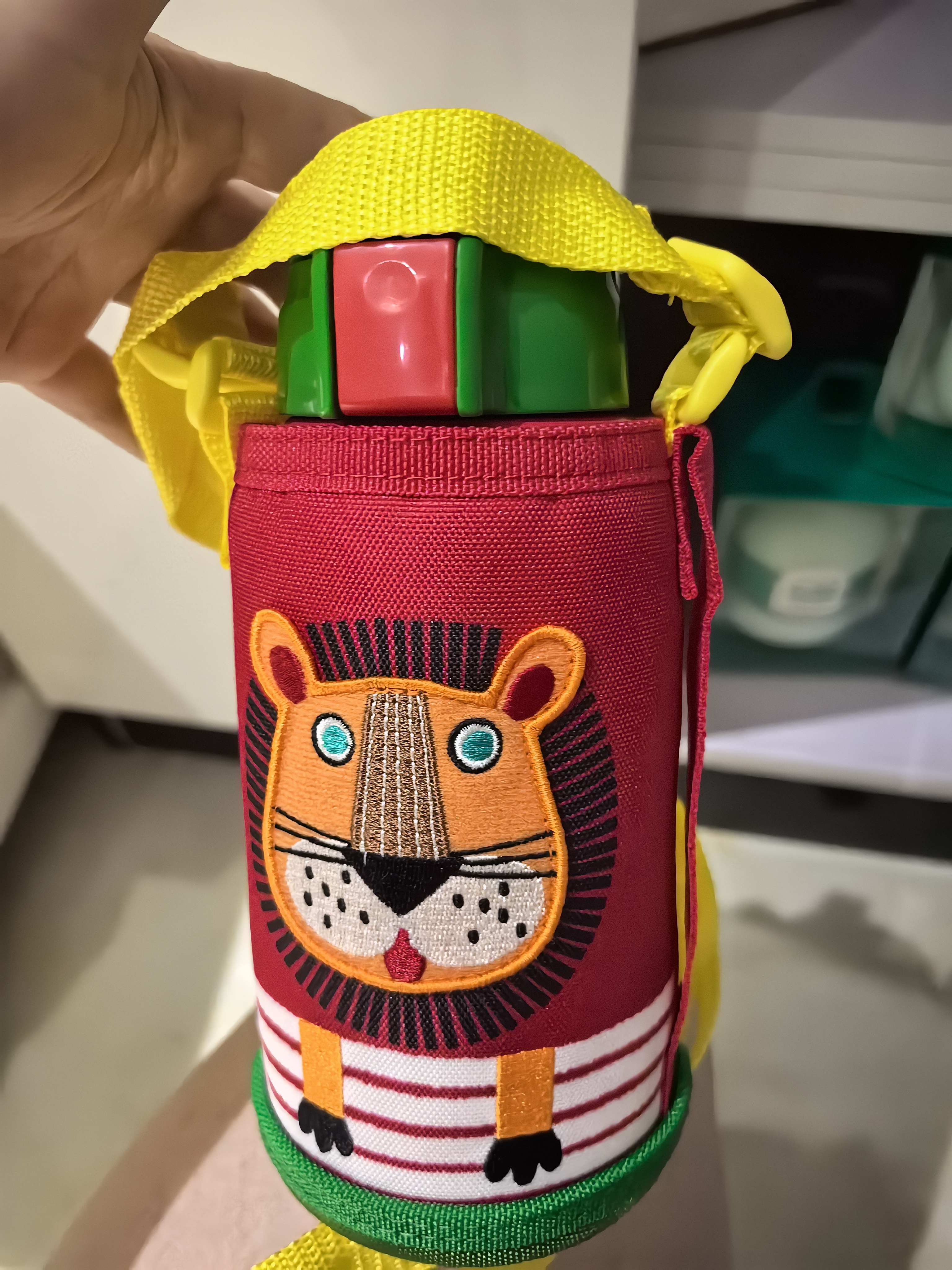 虎牌（TIGER）【京东限定】小狮子儿童保温杯学生吸管水杯一杯双盖开学礼物 实拍图