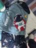 佑游儿童泳衣男童游泳衣分体泳裤男孩透气温泉泳衣五件套32038蓝色3XL 实拍图