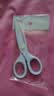 得力（deli）儿童剪刀剪子小学生安全包边手工小剪刀圆头美工剪刀文具一年级幼儿园3-6岁 蓝色6023 实拍图