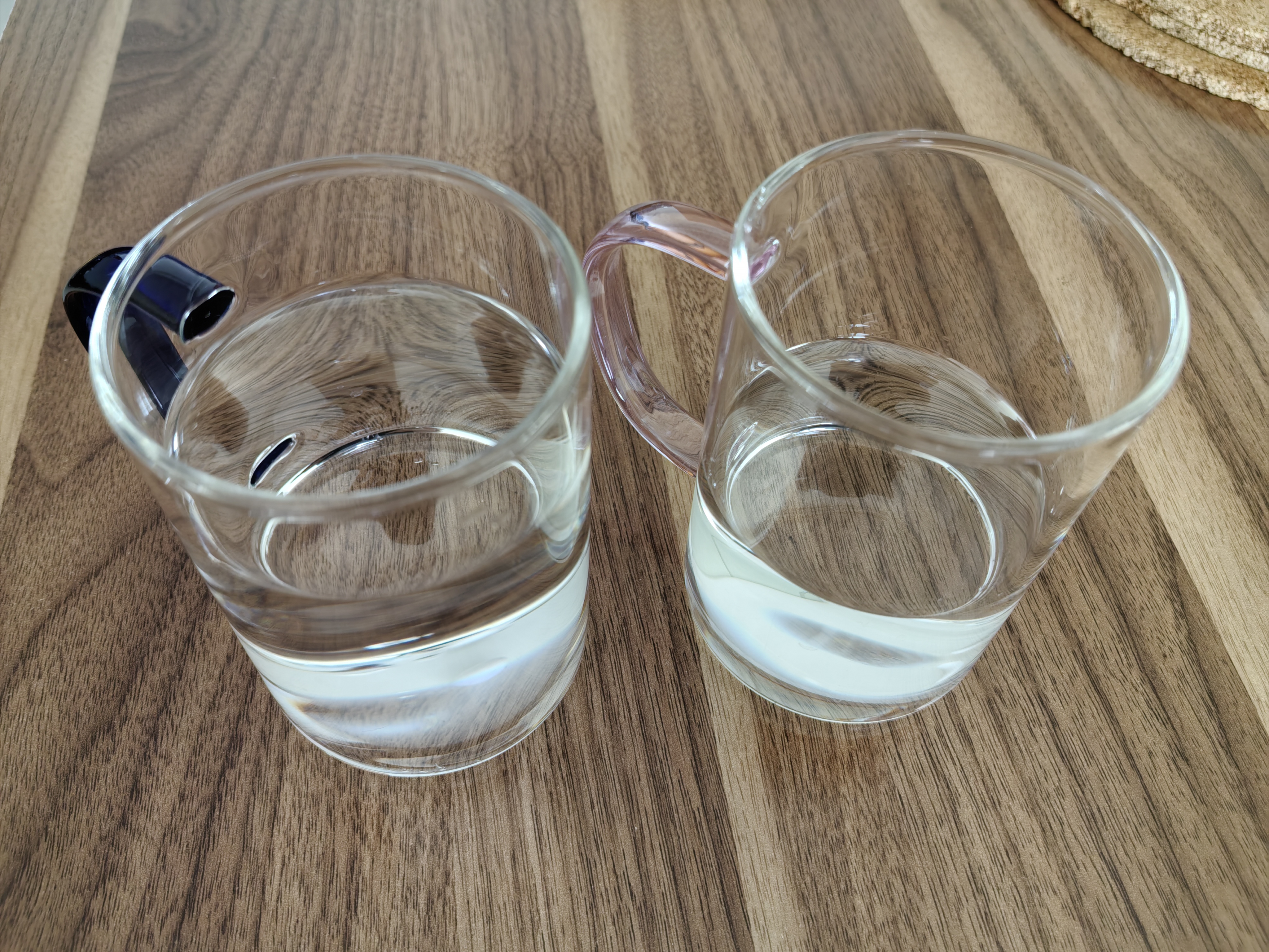 唯铭诺玻璃喝水杯耐热茶杯子套装家用带把透明高硼硅玻璃杯 6只装300ML 实拍图