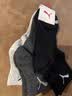 彪马（PUMA）男袜子男士运动休闲款透气中筒棉袜纯色袜男款吸汗秋冬百搭 黑灰组合 3双 均码 EU39-42（适合脚码40-44） 实拍图