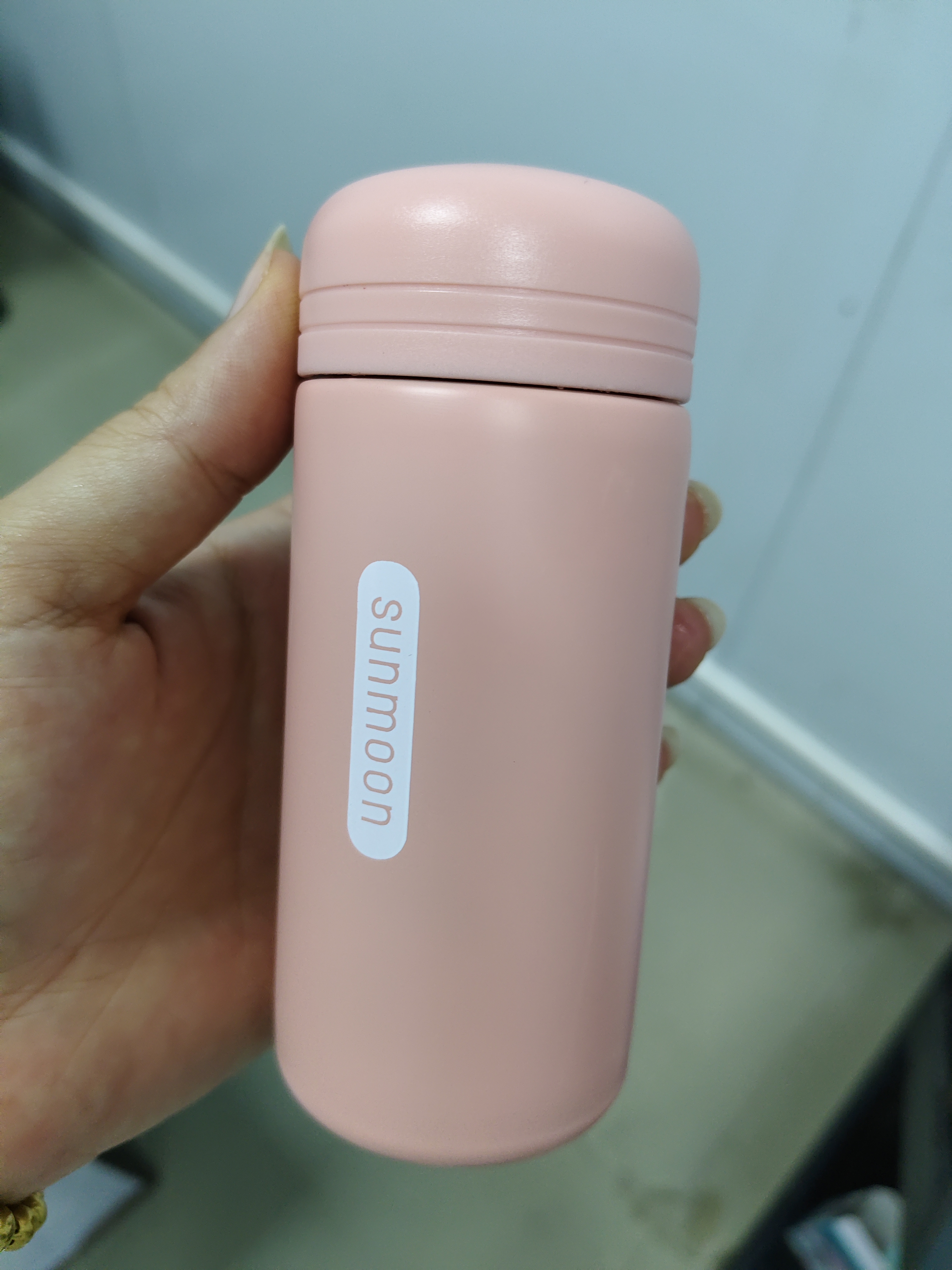 【活动】304不锈钢保温杯便携迷你口袋杯可爱女生水杯子 粉色150ml 实拍图