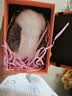 DRACO汽车钥匙扣包包挂件水貂毛绒可爱网红兔子挂饰女书包公仔皮草 本色灰耳朵 皮革爪 实拍图