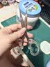 ins透明磨砂便携剪刀学生少女心刘海专用剪家用多功能手工裁剪刀 中号款 实拍图