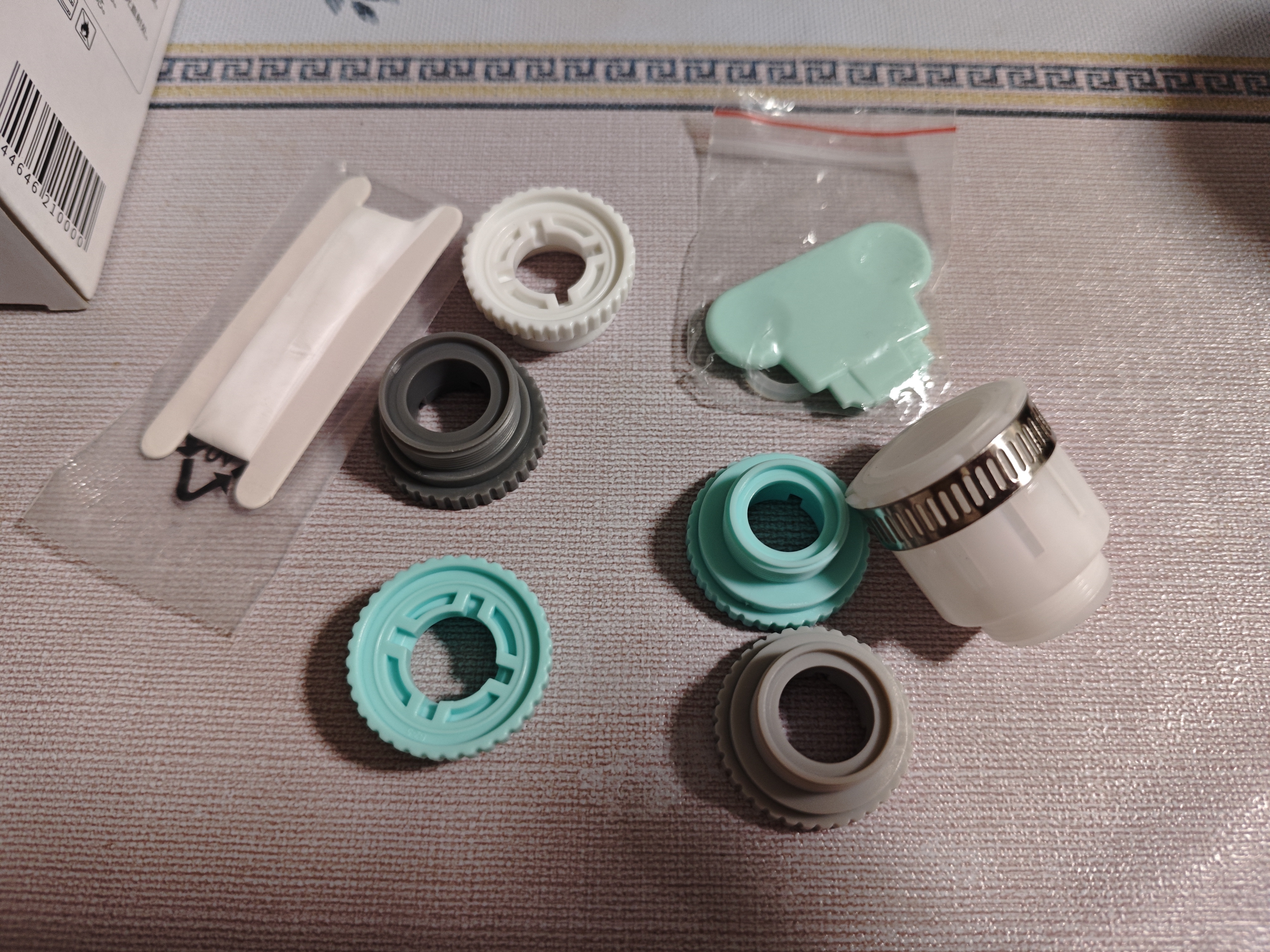 美的（Midea）净水器水龙头过滤器家用自来水滤水器直饮前置过滤器厨房卫生间通用除水垢除余氯双出水可清洗滤芯 一机三芯【两年免换滤芯】 实拍图