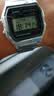 卡西欧（CASIO）手表 小春同款 情侣经典复古小方块 时尚学生表小金表情人节礼物 A158WA-1D 店主主推 实拍图
