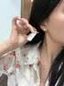 漪希记淡水珍珠耳钉天然女士2026新款耳环耳饰轻奢耳坠纯银送妈妈6-7mm 实拍图