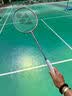 YONEX/尤尼克斯 天斧系列 ASTROX 11 POWER 碳素轻量羽毛球拍 礼盒套装 粉红/蓝色（成品拍）4U5 实拍图