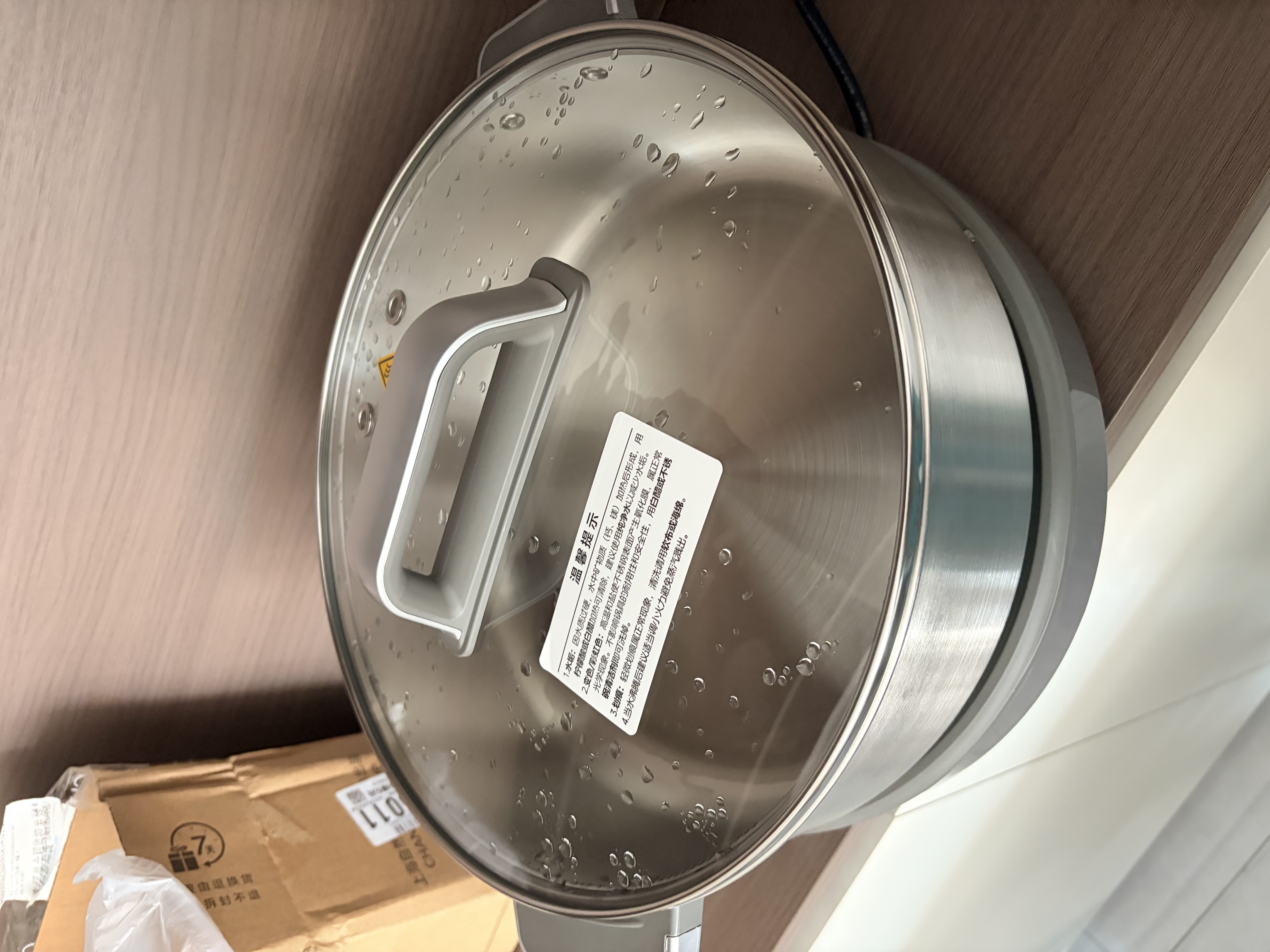 美的（Midea）0涂层电火锅电煮锅不锈钢火锅专用锅分体可拆全钢速沸电火锅电热锅多功能锅6.5L多用途锅HGS30G1 实拍图