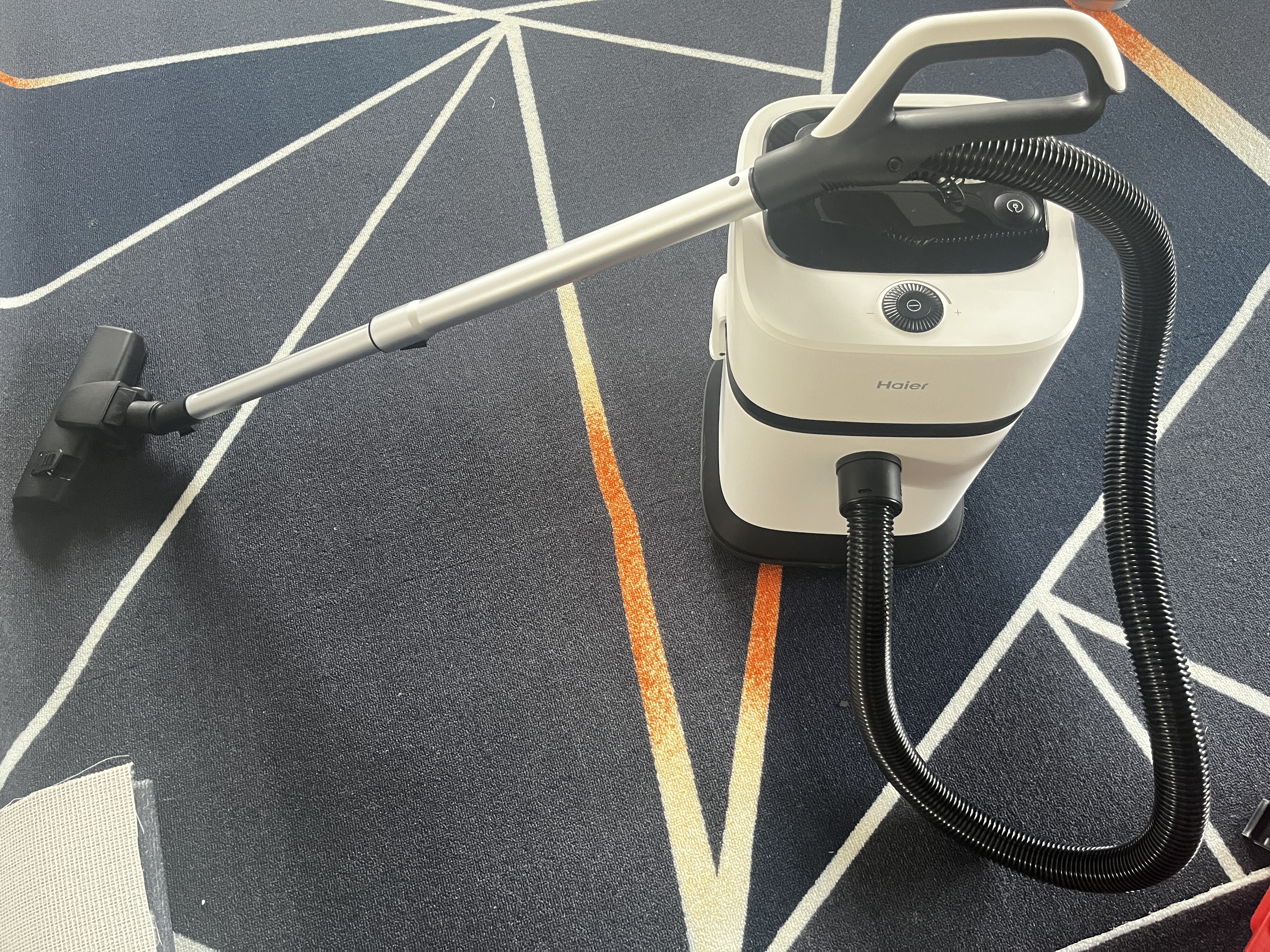 海尔（Haier）桶式吸尘器家用开荒大吸力大功率吸尘机干湿两用吸灰除尘机一键收线T818W升级无级调速 诚意好礼 实拍图
