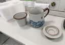 悟道莲花汝窑茶杯三件套冰裂开片茶水分离陶瓷杯带盖办公杯商务送礼泡茶杯 实拍图