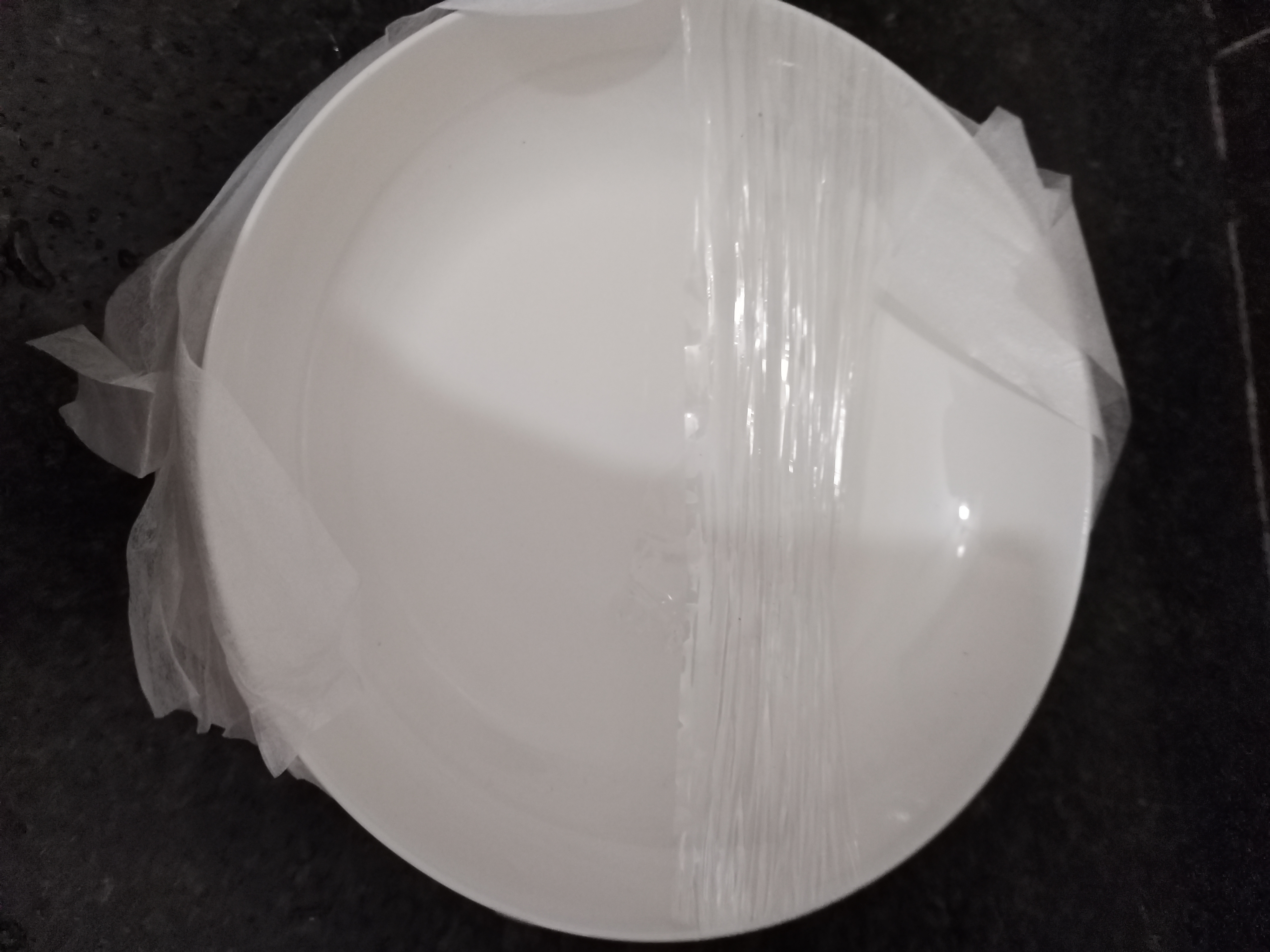 洁雅杰陶瓷盘家用白瓷盘子8英寸中式釉下彩餐盘菜盘汤盘微波炉可用6只装 实拍图