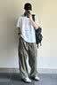 H8德训鞋男2026款春季板鞋真皮厚底莆田阿甘休闲风低帮女款运动鞋子 白黑条【莆田高品质】顺丰速发 42 实拍图