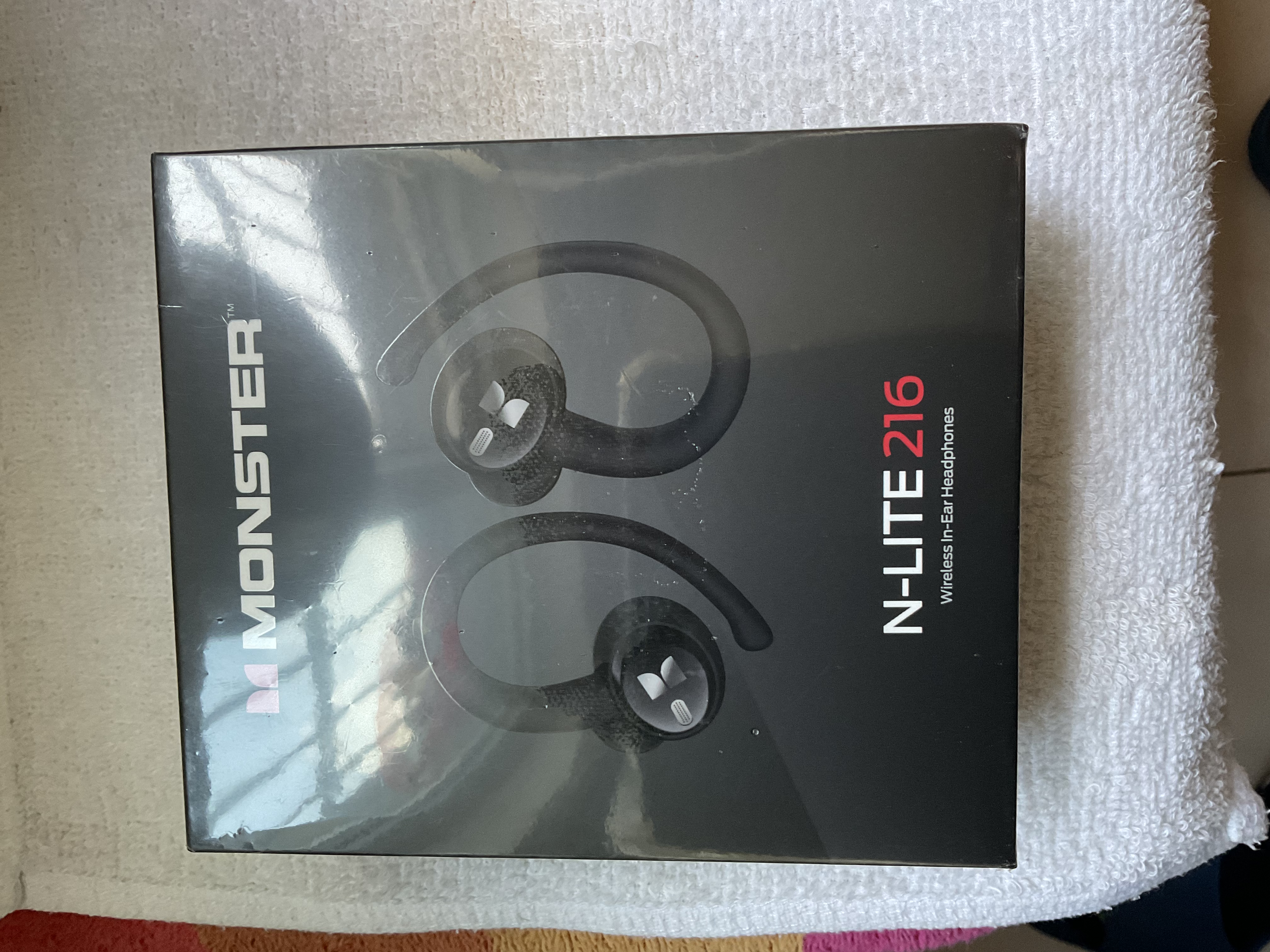 魔声（Monster）N-Lite 216开放式蓝牙耳机挂耳式不入耳骑行跑步智能降噪长续航苹果华为通用 白色 实拍图
