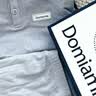 DOMIAMIA儿童睡衣家居服套装竹纤维羊毛春秋宝宝打底衣秋冬 【暖羊】长袖套装-云灰蓝（推荐温度10-15℃） 80 实拍图