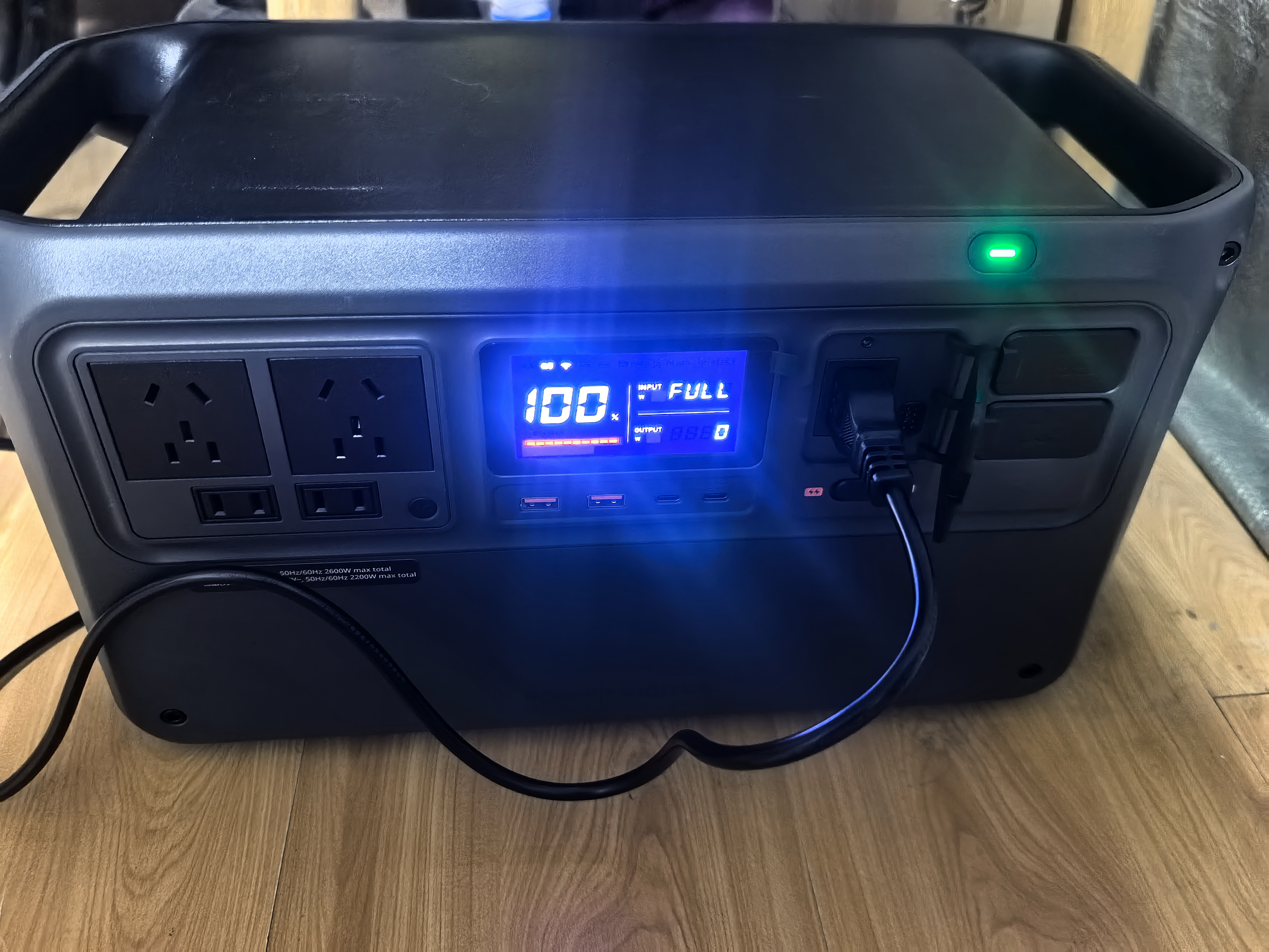 大疆户外电源DJI Power 2000/1000v2/1000mini 2度电/1度电220V大功率露营车载应急移动储能太阳能 2600W Power1000v2 1度电 官方标配 实拍图