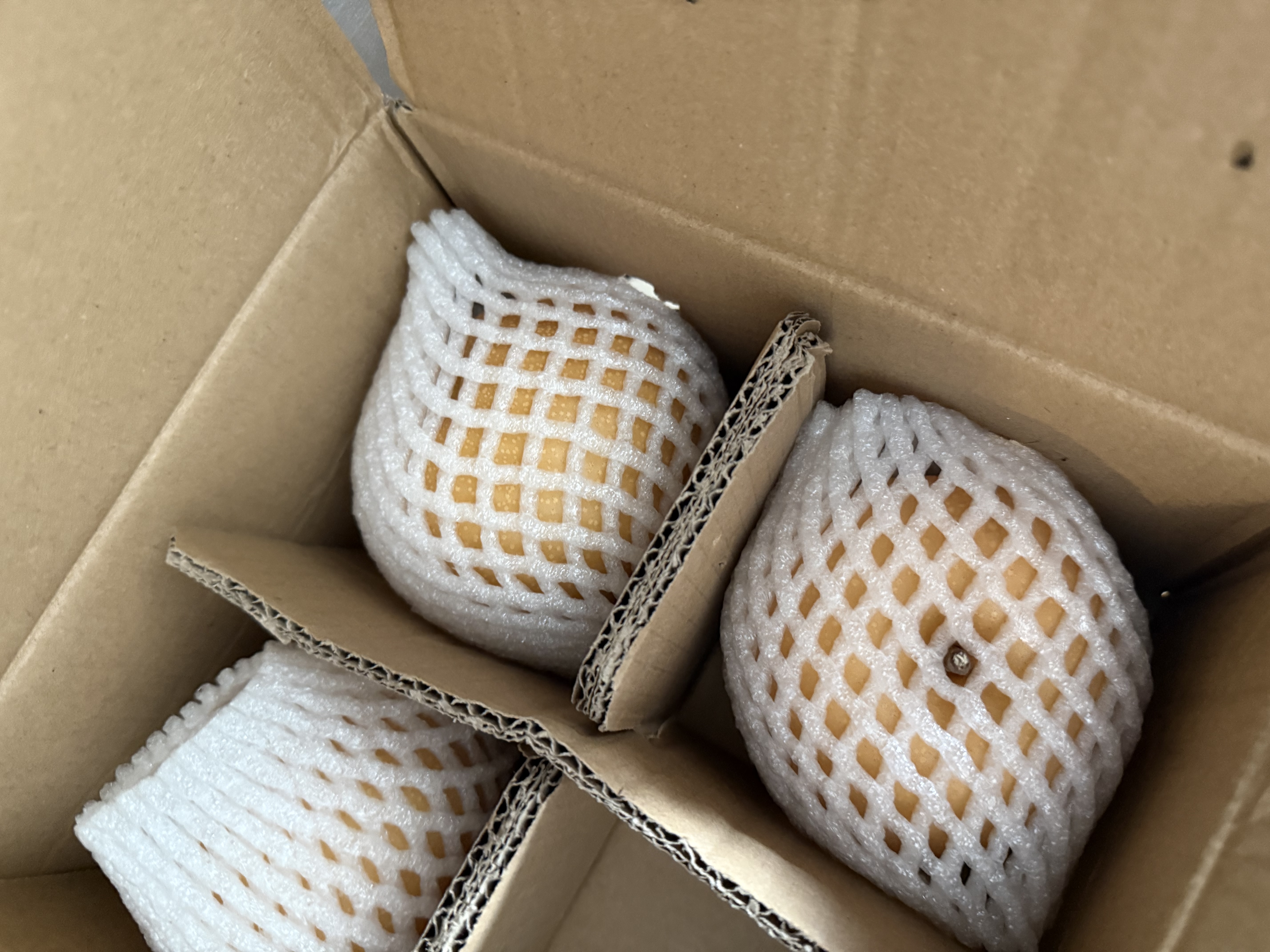 【产地直采】河北老树皇冠梨4粒 约1.2kg 实拍图