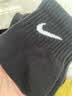 耐克NIKE袜子男子 速干透气篮球袜 短袜三双装SX7677-010黑M 实拍图