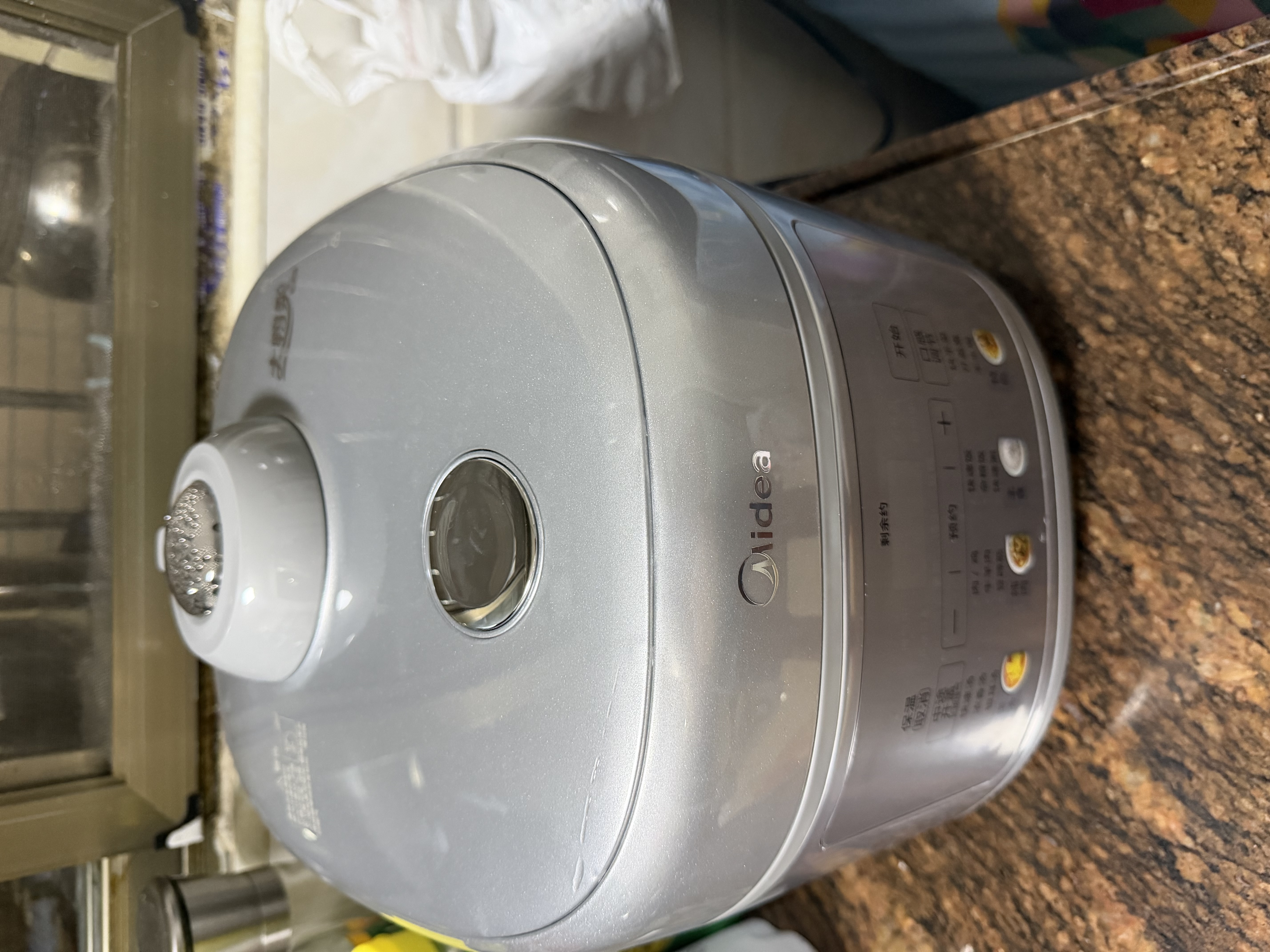 美的（Midea）IH加热大鸭梨AI智能120kPa电压力锅晶钛0涂层高压锅5L多功能新款电饭煲家用4-6人智能预约MY-S6 实拍图
